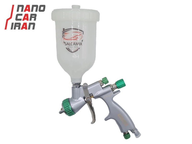 پیستوله رنگ پاش با نازل ۱.۳ میلی‌متری سالکامیکس Salcamix Spray Gun with 1.3mm Nozzle